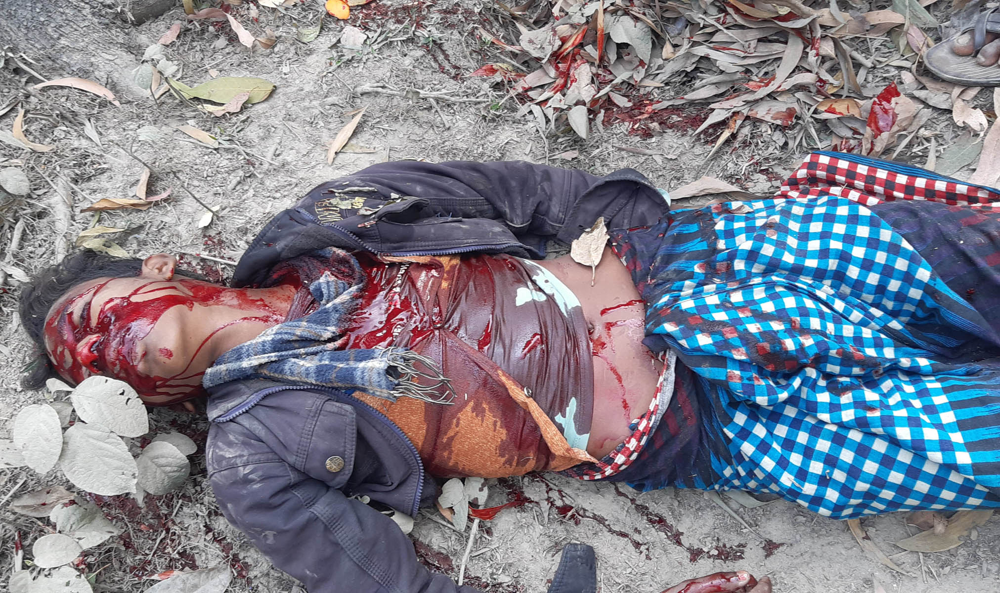 Kurigram Road Accident pphoto- 18.02.2021