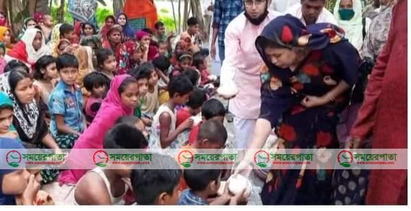 শেরপুরে শব-ই বরাত উপলক্ষে মিলাদ মাহফিল ও খাদ্য বিতরণ করলেন ডা: অমি
