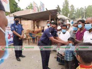 পাটগ্রাম উপজেলা দহগ্রামে মাস্ক বিতারণ