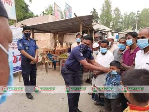পাটগ্রাম উপজেলা দহগ্রামে মাস্ক বিতারণ