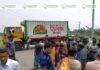 ট্রাক চাপায় প্রাণ গেল ৩ জনের