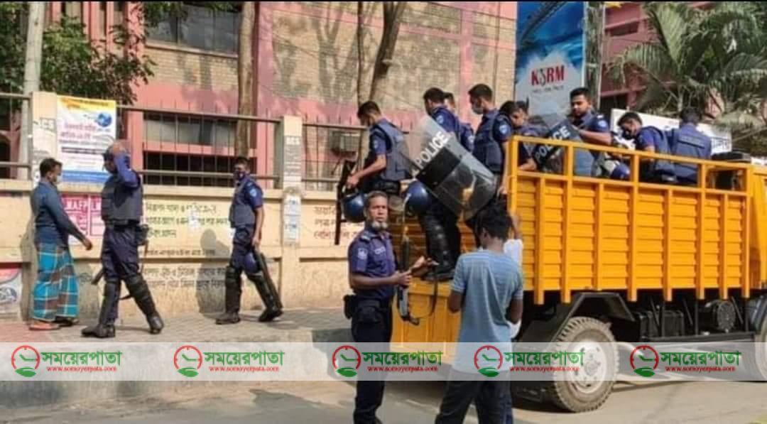 মামুনুল হক গ্রেফতার: শহরজুড়ে আইনশৃঙ্খলা জোরদার