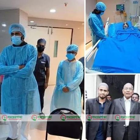 বাগেরহাট কচুয়া উপজেলা সভাপতি খুলনা সিটি কলেজে হাসপাতালে আইসিইউতে।