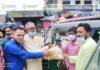 রাণীনগরে সিএনজি শ্রমিকদের মাঝে ঈদ সামগ্রী বিতরণ