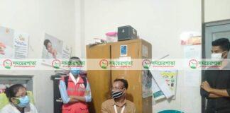 নানিয়াচর উপজেলা স্বাস্থ্য কমপ্লেক্সে যুব রেড ক্রিসেন্টের মানবতার হাত