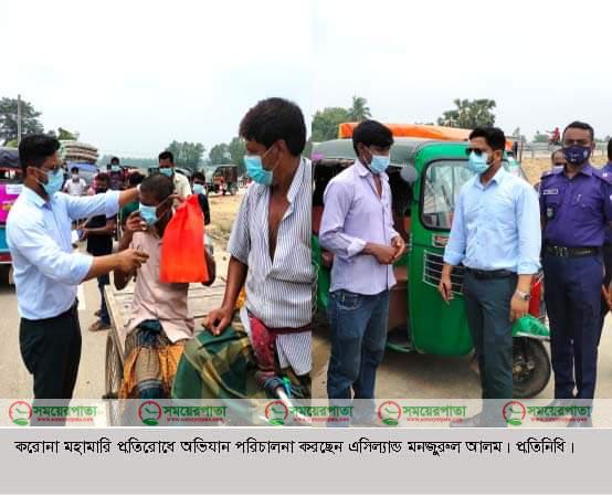 আত্রাইয়ে করোনা প্রতিরোধে অভিযান অব্যাহত