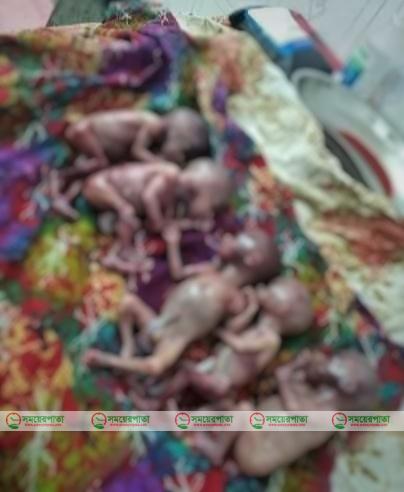 গাজীপুরের শ্রীপুরে মৃত পাঁচ সন্তানের জন্ম দিলেন এক গৃহবধূ। 