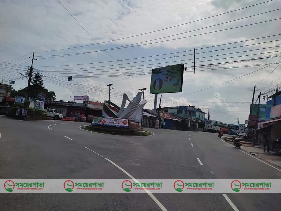 রাঙামাটিতে প্রথম দিনে প্রশাসন ও সেনা অভিযানের মধ্য দিয়ে চলছে কঠোর লকডাউন