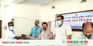আত্রাইয়ে কৃষকের মাঝে ১ লক্ষ টাকা বিতরণ