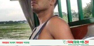 ”ইজিবাইক চুরির সময় হাতেনাতে ধরা যুবক ”