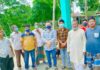 লালমনিরহাটে মন্দিরের সীমানা প্রাচীর নির্মাণ কাজের শুভ উদ্বোধন