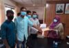 উপজেলা নির্বাহী অফিসারের সাথে বাংলাদেশ নির্মাণ শ্রমিক ইউনিয়ন কাউনিয়া উপজেলা শাখা’র সৌজন্যে সাক্ষাৎ