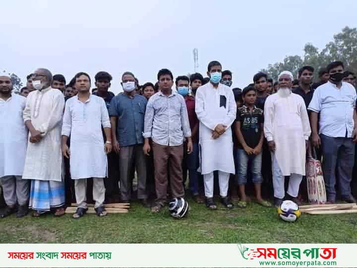 পাটগ্রাম জগতবেড় ইউনিয়নে বিভিন্ন সংগঠনের মাঝে ক্রিয়া সামগ্রী বিতরণ