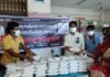 শোক দিবসে জেলা পরিষদের খাবার বিতরণ। শোক দিবসে জেলা পরিষদের খাবার বিতরণ।
