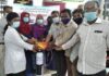 রূপসায় পল্লী সঞ্চয় ব্যাংকের জাতীয় শোক দিবস উপলক্ষে অক্সিজেন সিলিন্ডার বিতরণ রূপসায় পল্লী সঞ্চয় ব্যাংকের জাতীয় শোক দিবস উপলক্ষে অক্সিজেন সিলিন্ডার বিতরণ