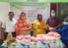 লালমনিরহাট সদর উপজেলা পরিষদ কর্তৃক প্রদত্ত টিফিনবক্স শিক্ষার্থীদের মাঝে বিতরণ