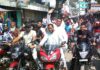 রাণীনগরে মনোনয়ন প্রত্যাশী মজিদ শাহ্র মোটর শোভাযাত্রা
