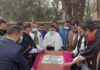 লালমনিরহাট সরকারি কলেজের শহিদ মিনারের ভিত্তি প্রস্তর স্থাপন