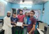 রক্তযোদ্বাদের সম্মাননা সনদ দিলো হোসাইনী নগর ফ্রেন্ডস ক্লাব সংগঠন।