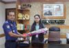 কুড়িগ্রামে ১ ঘন্টার প্রতীকি পুলিশ সুপার এসএসসি পরীক্ষার্থী ইলা বর্ষণ