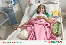 কেটে ফেলতে হলো কাভার্ড ভ্যানে পিষ্ট হওয়া রাসনার পা